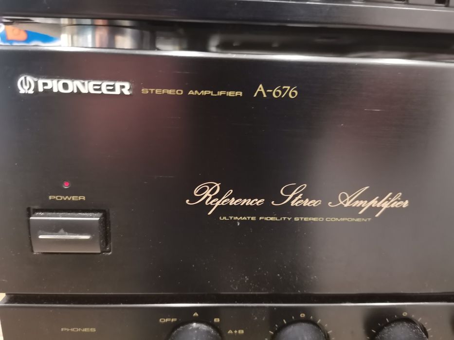 Wzmacniacz Pioneer A-676 + equalizer Pioneer GR-555