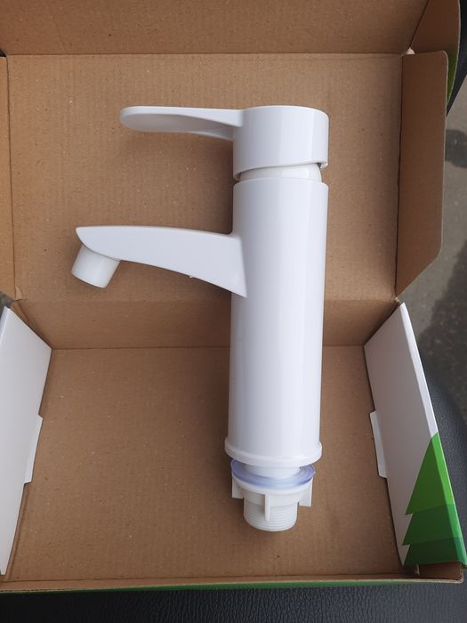 Продам смеситель для умывальника PLAMIX RAUL-001 WHITE