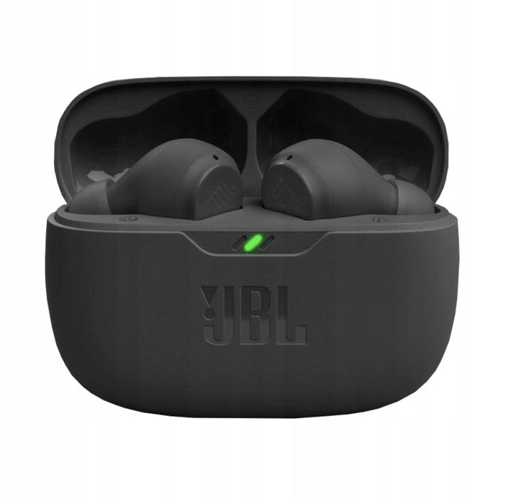 Słuchawki dokanałowe JBL Wave 200 TWS czarne Nowe plomba