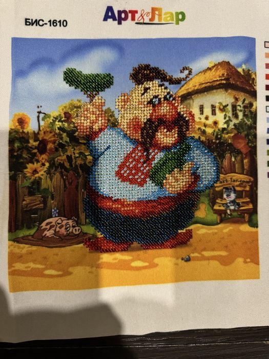 Картина бісером без рамки