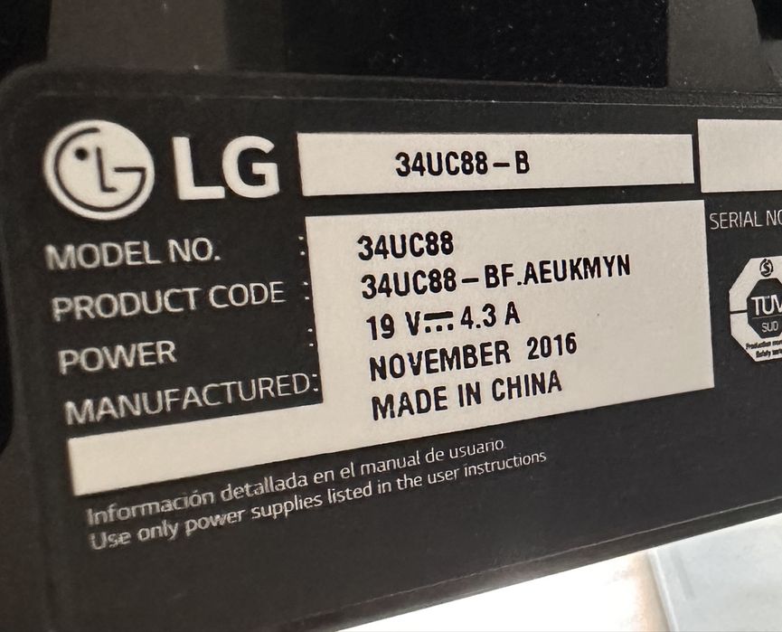 Monitor LG 34 polegadas 34UC8864738607905281121