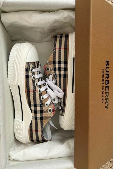 Buty damskie trampki Burberry