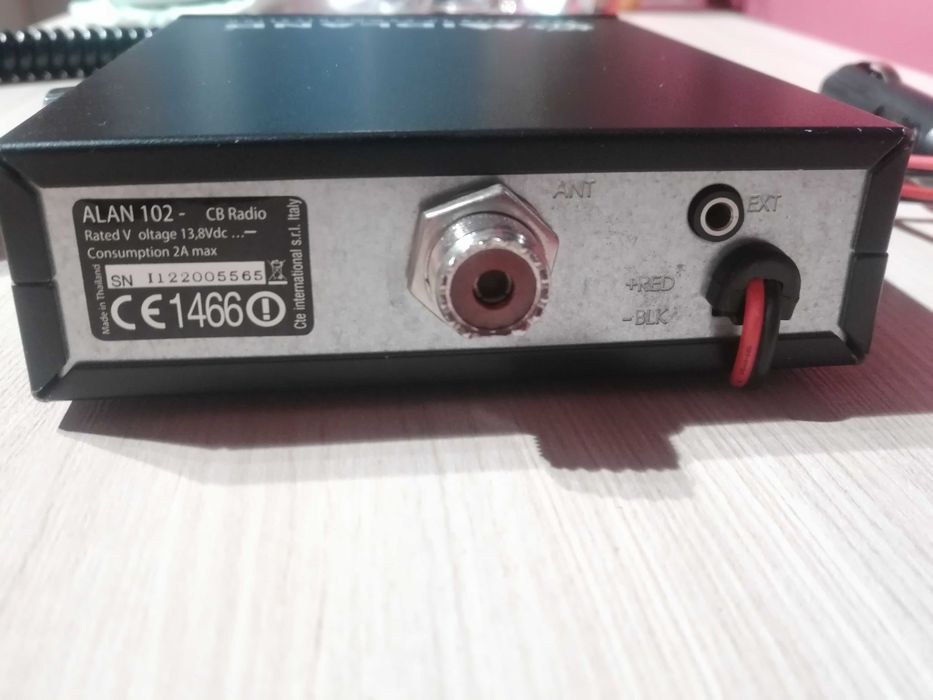 CB radio Midland Alan 102, Radiotelefon CB+antena magnesowa Hustler-1m