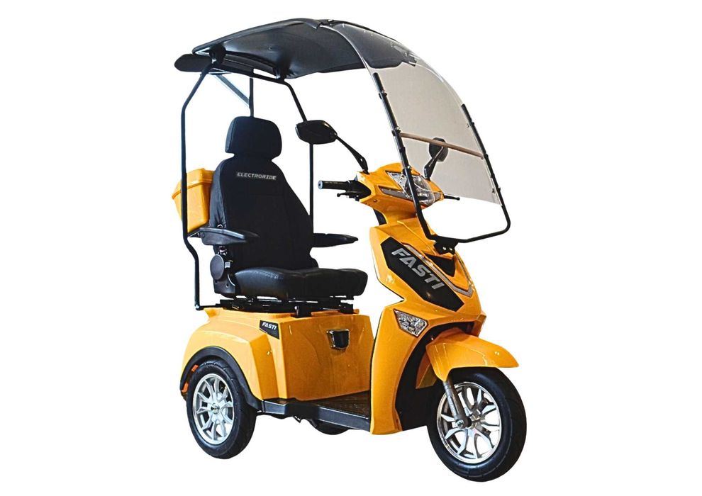 Electroride Fasti 3 Max: Trójkołowy skuter elektryczny z daszkiem
