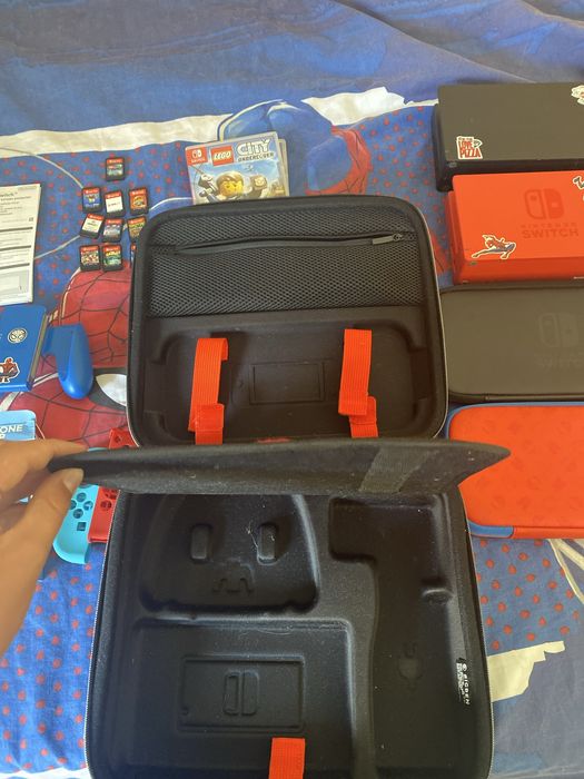 Nintendo switch, versão mario red and blue