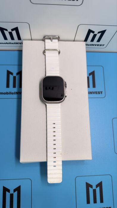 Apple Watch Ultra Titanium White Ocean Band–używany, stan idealny