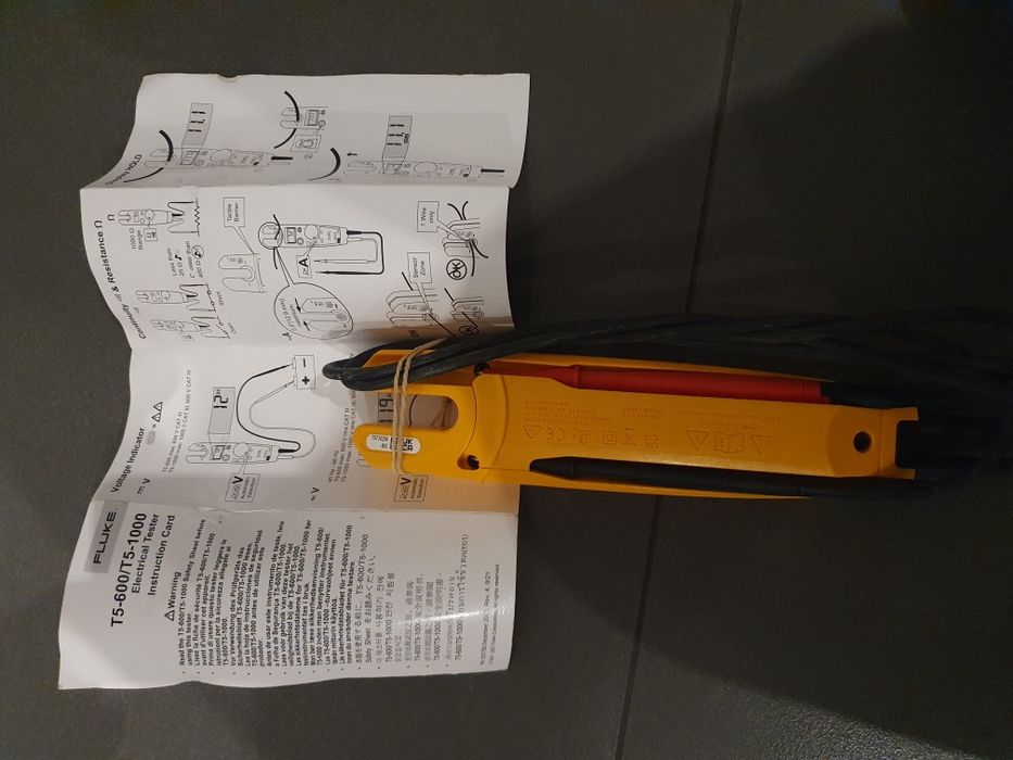FLUKE  T5-1000 Miernik Cegowy Tester z otwartymi cegami ,ciągłości