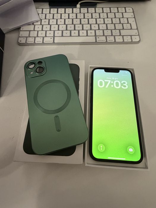 iPhone 13 128gb Green Idealny Bateria 96% od nowości