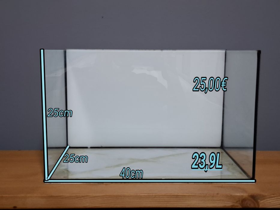 Aquário 40 X 25 X 25