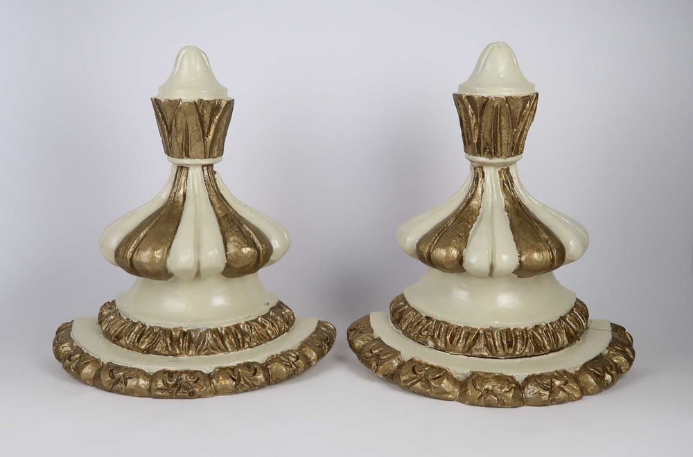 Par de Mísulas / Peanhas Antigas Madeira