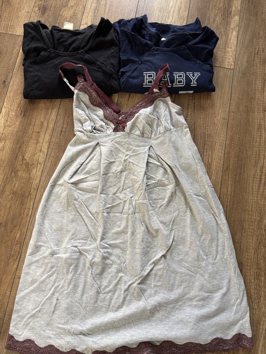 Koszula nocna i do karmienia x3 alles r. s