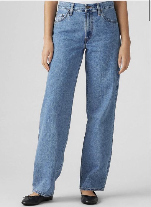 Жіночі блакитні джинси Levis Baggy Dad