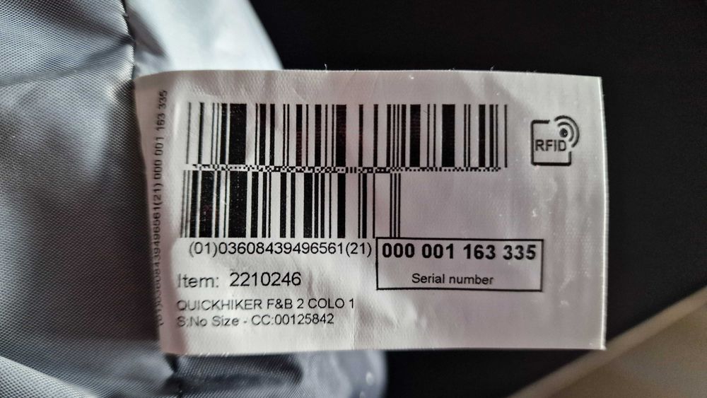 Vendo Tenda Quickhiker 2 Fresh & Black (nova)