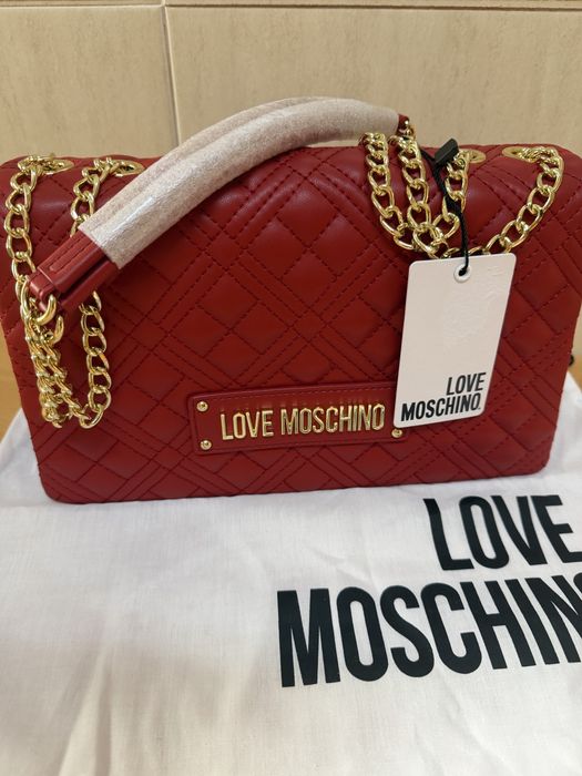 Mala Moschino Vermelha Nova