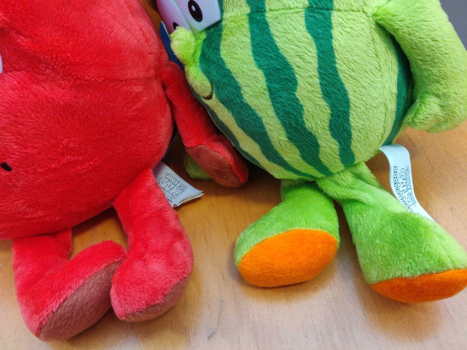Peluches Gang dos Frescos Lidl - Tomate e Melancia (C/ Etiqueta)