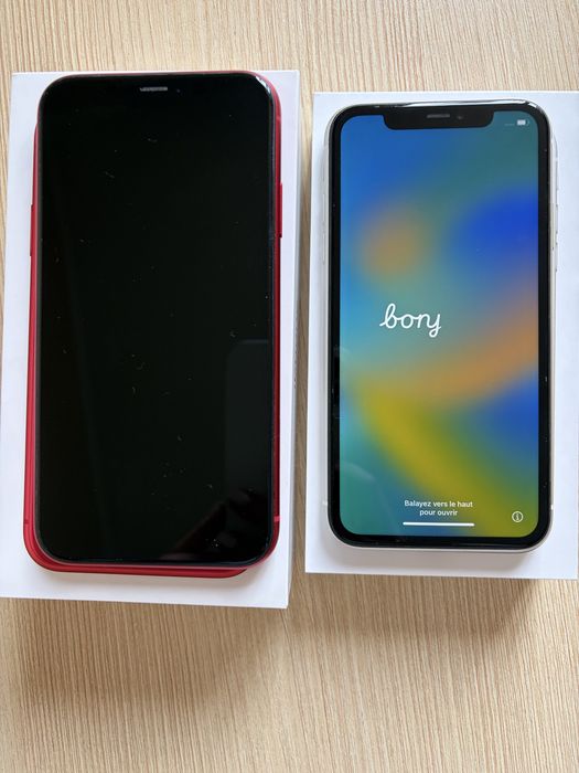 IPhone 11 білий та червоний 128 Gb