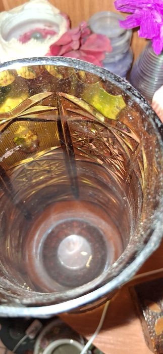 Wazon kolorowy brązowy