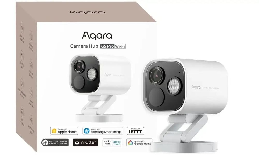 IP-камера Aqara Camera Hub G5 Pro 4MP Wi-Fi  для відеоспостереженн