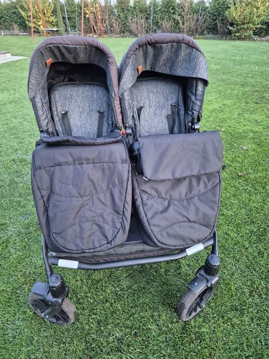 DORJAN zestaw wózek podwójny, bliźniaczy, rok po roku