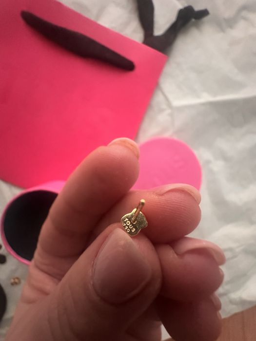 Tous onyks komplet pozłacany