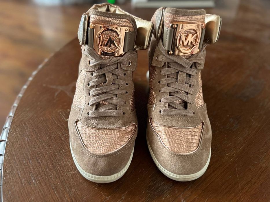 Сникерсы Michael Kors Nikko Wedge оригинал, кроссовки на танкетке