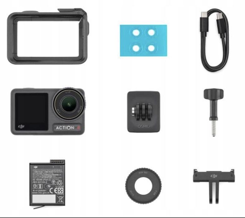 DJI Osmo Action 4 Standard Combo - Nowa kamera sportowa GWARANCJA