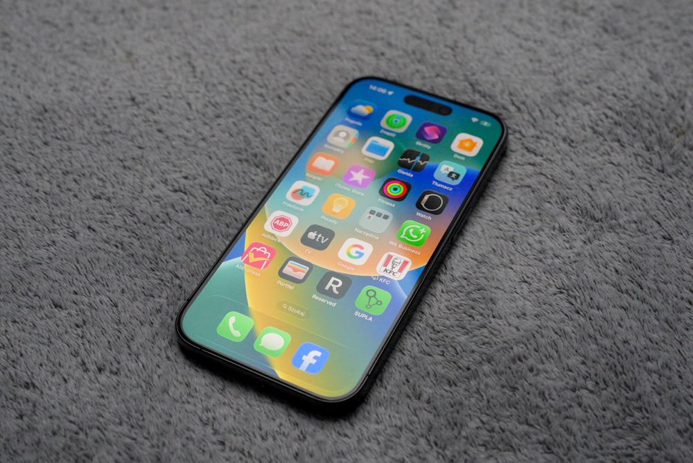 iPhone 15 Pro 128GB Titanum Black * jak nowy * bateria 88% * komplet