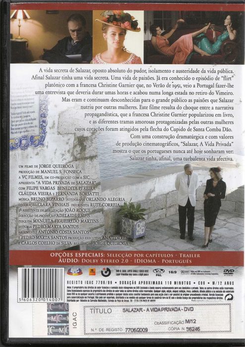 DVD - SALAZAR A Vida Privada