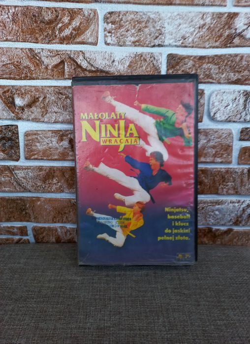 Kasety vhs wideo video. Małolaty ninja VHS.