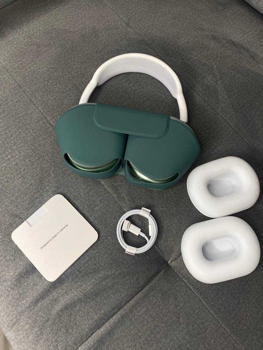 Топові Бездротові Навушники АірПодс Макс Green 1в1 до ориг