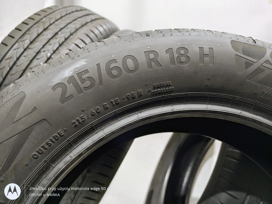 Continental EcoContact 6Q 215/60/18 Opony Letnie DOT 2025