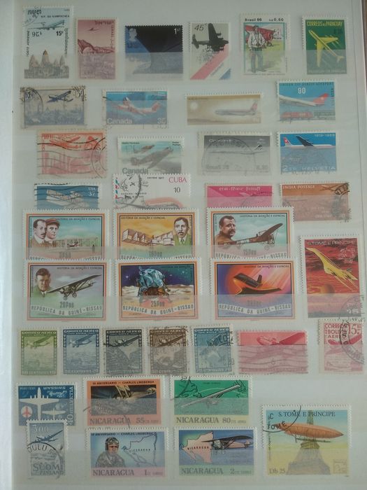 Selos Tematica Aviões