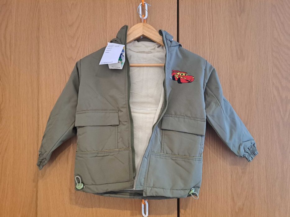 sprzedam kurtkę wiosenną na polarze  rozmiar 110