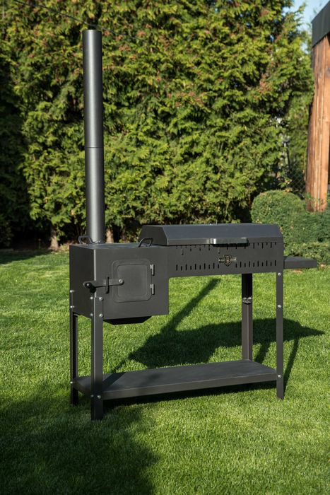 Мангал барбекю з пічкою 5мм/12 шампурів, Мангали, большой мангал