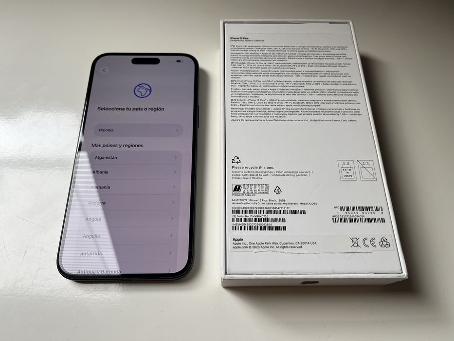 Iphone 15 plus 93% bateria fv zakupu