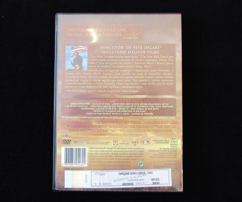 Danças com Lobos - DVD2 - (Ref. 18)