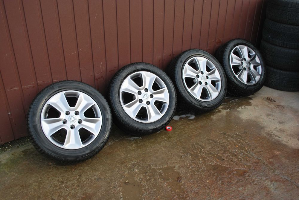 Koła 205 55 R16 5x114,3 Alufelgi + opony zima Dacia Duster 6.5J 66.1