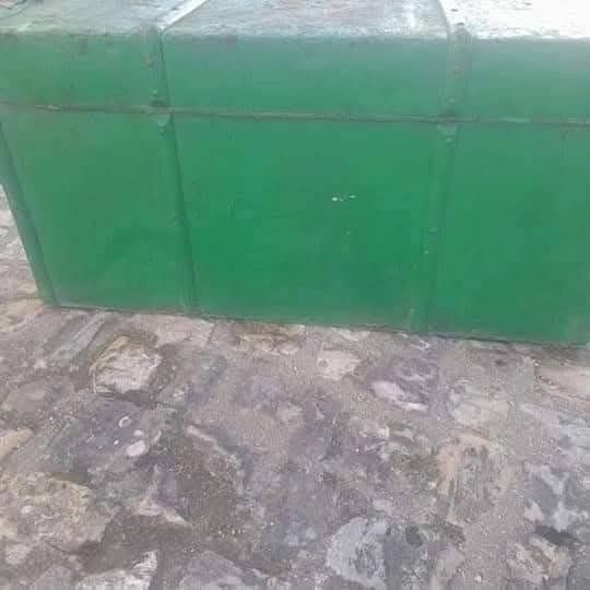 Arca/baú de porão em chapa
