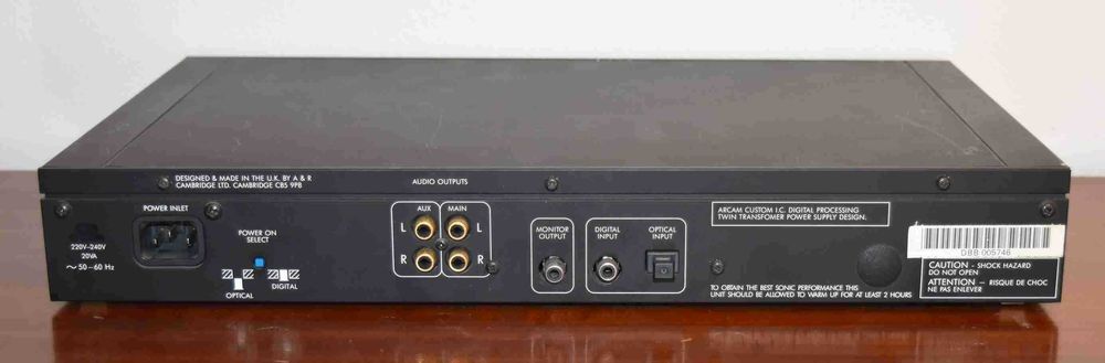 Conversor Digital-Analógico Arcam - BAIXA DE PREÇO -50%