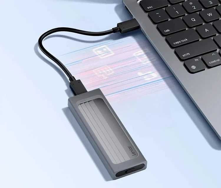 Зовнішній карман кишеня бокс для SSD NVMe M.2 Lexar E300
