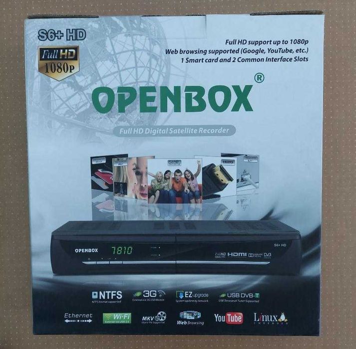 Супутниковий ресивер, тюнер OPENBOX S6+ HD