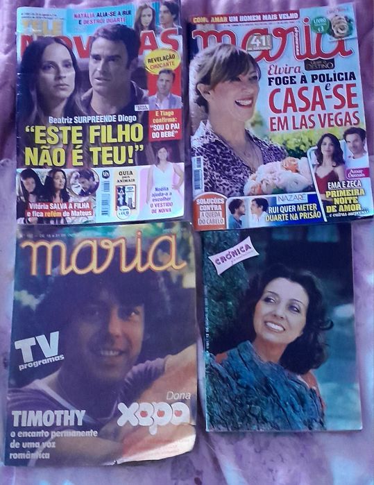 Várias revistas.Tenho mais.