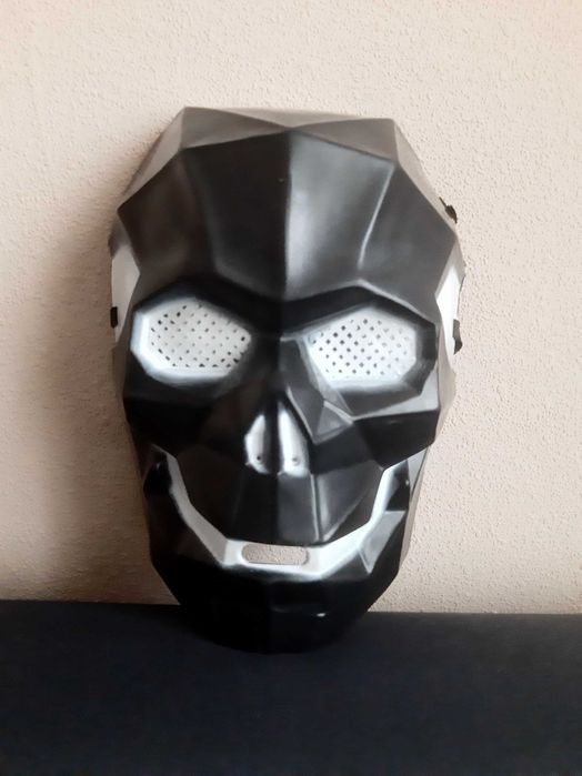 Маска Череп черный