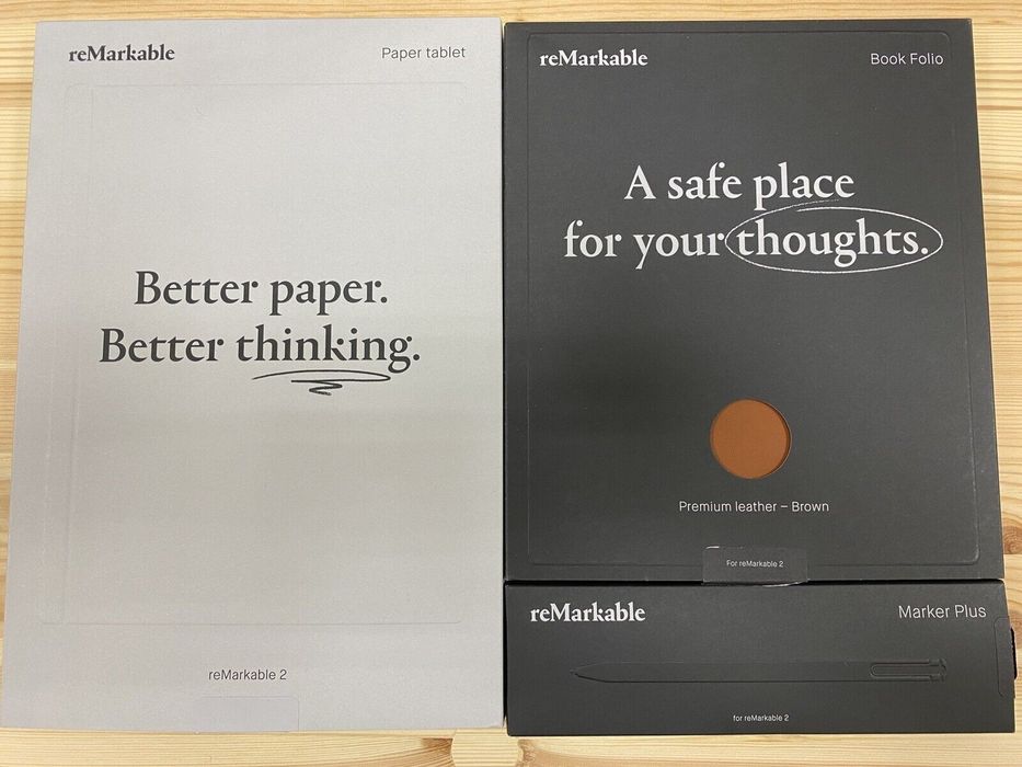 ReMarkable 2 paper, Marker plus,book folio