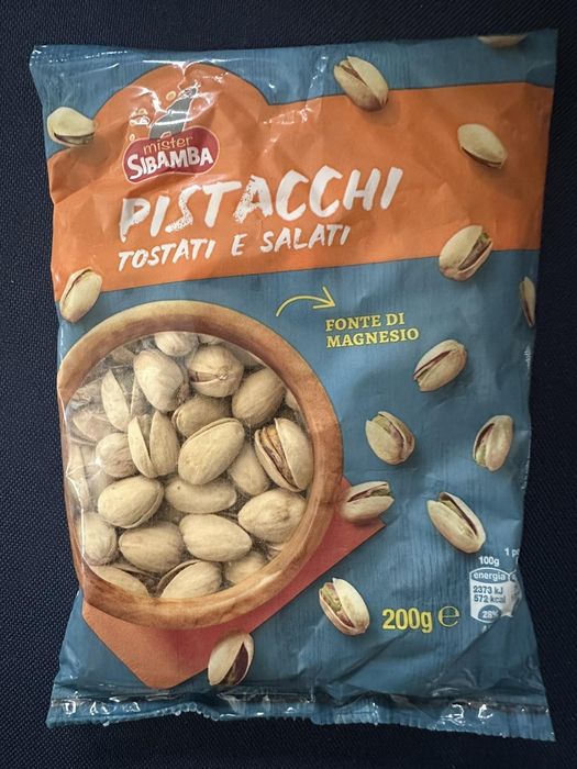 Фісташки з Італії,  200г.