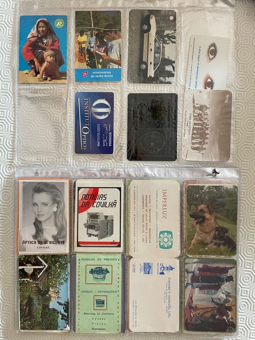 Calendários de bolso - lote de 135