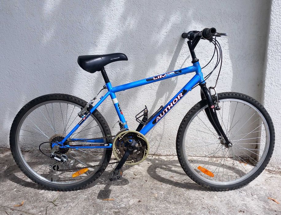 Rower górski AUTHOR 24 cali Osprzęt Shimano 18 biegów Rama stal 15” po przeglądzie