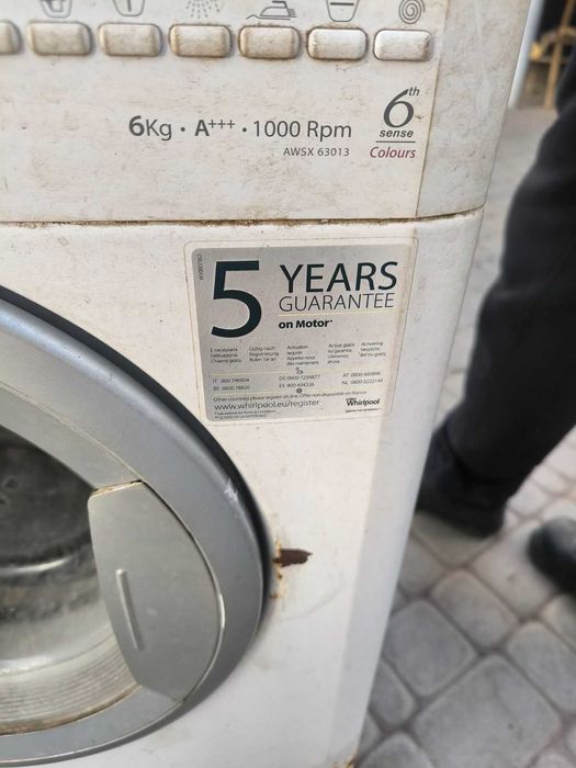 Продам пральну машинку Whirlpool AWSX 63013 по запчастинам