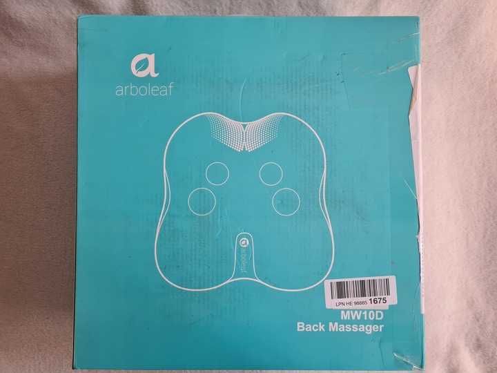 Poduszka masująca Arboleaf z funkcją ogrzewania, bezprzewodowy masażer
