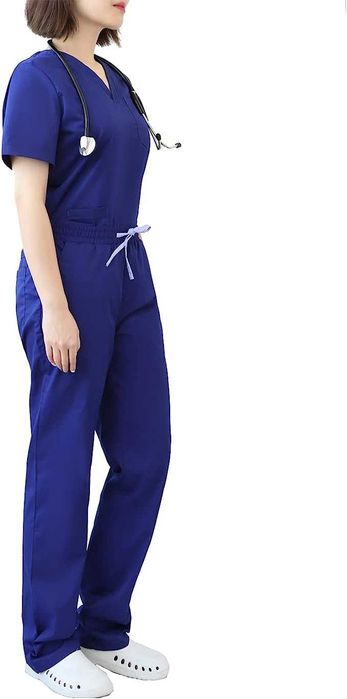 Nowe kitel damski granatowy / !XS!/ koszulka / spodnie / 501